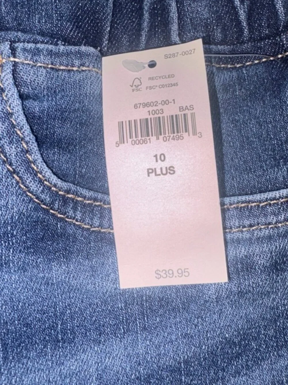NEW NWT Gap Kids Mid Rise Pull-On Jeggings size 10 Plus